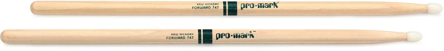 Барабанные палочки Promark Classic Forward 747 — сырой гикори — нейлоновый наконечник
Барабанные палочки Promark Classic Forward 747 — сырой гикори — нейлоновый наконечник