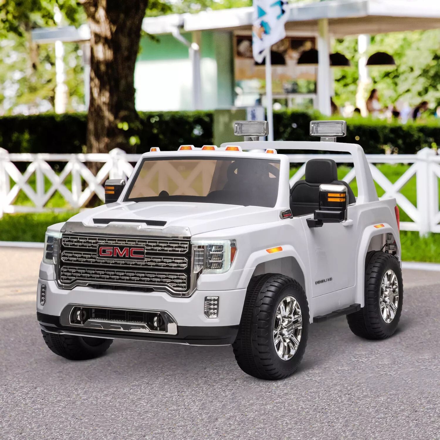 Aosom 12V GMC Sierra HD с аккумулятором для детей, езда на автомобиле с дистанционным управлением, яркие фары и рабочая подвеска, белый цвет Aosom
Aosom 12V GMC Sierra HD с аккумулятором для детей, езда на автомобиле с дистанционным управлением, яркие фары и рабочая подвеска, белый цвет Aosom