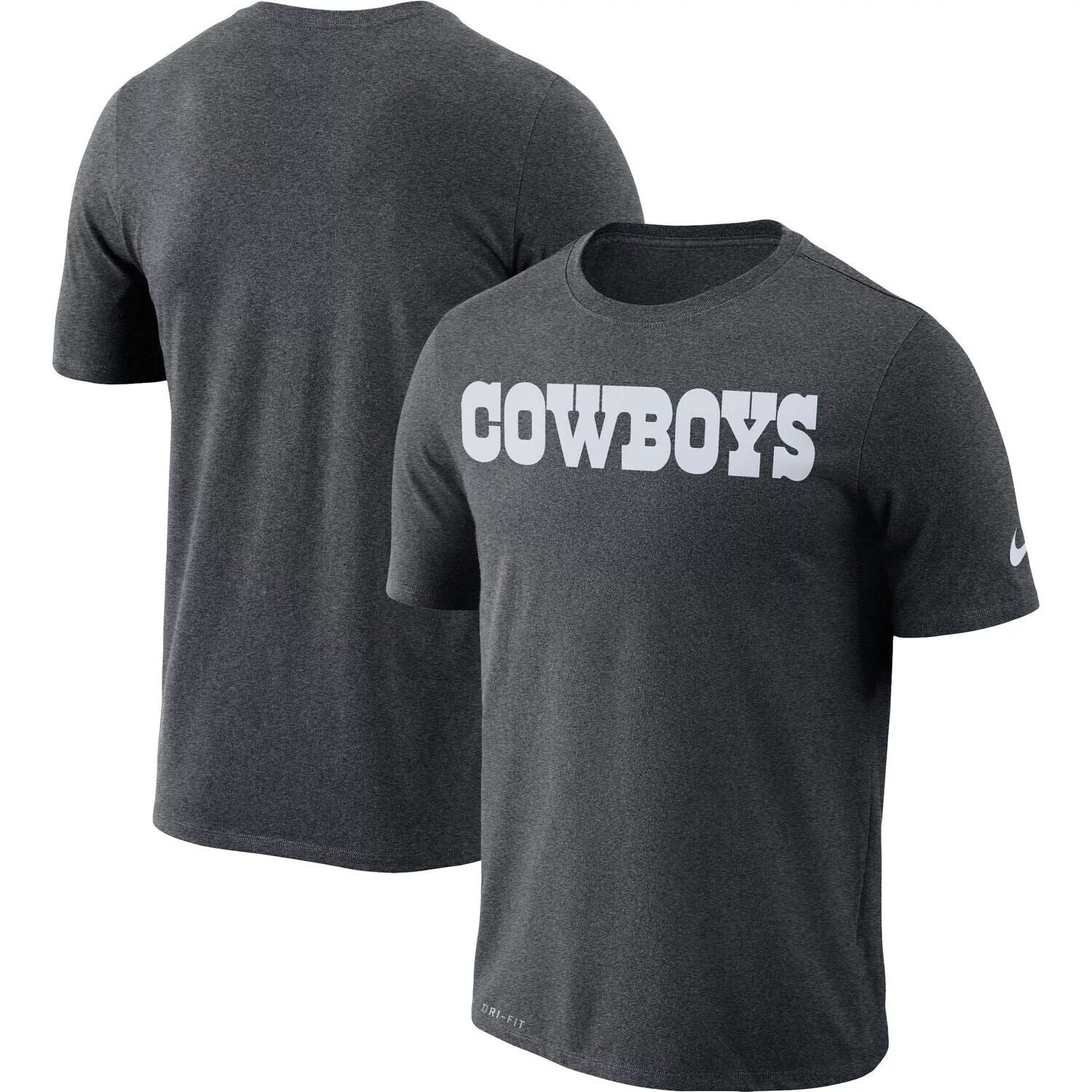 Мужская футболка Nike Heathered Charcoal Dallas Cowboys Performance Essential Wordmark
Мужская футболка Nike Heathered Charcoal Dallas Cowboys Performance Essential Wordmark
