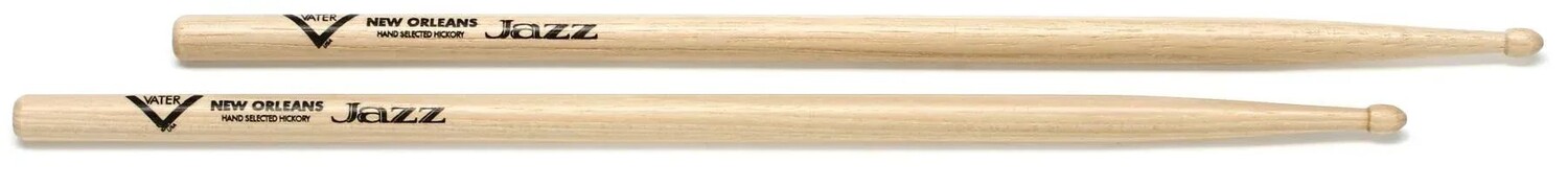 Барабанные палочки Vater American Hickory - New Orleans Jazz - Деревянный наконечник
Барабанные палочки Vater American Hickory - New Orleans Jazz - Деревянный наконечник