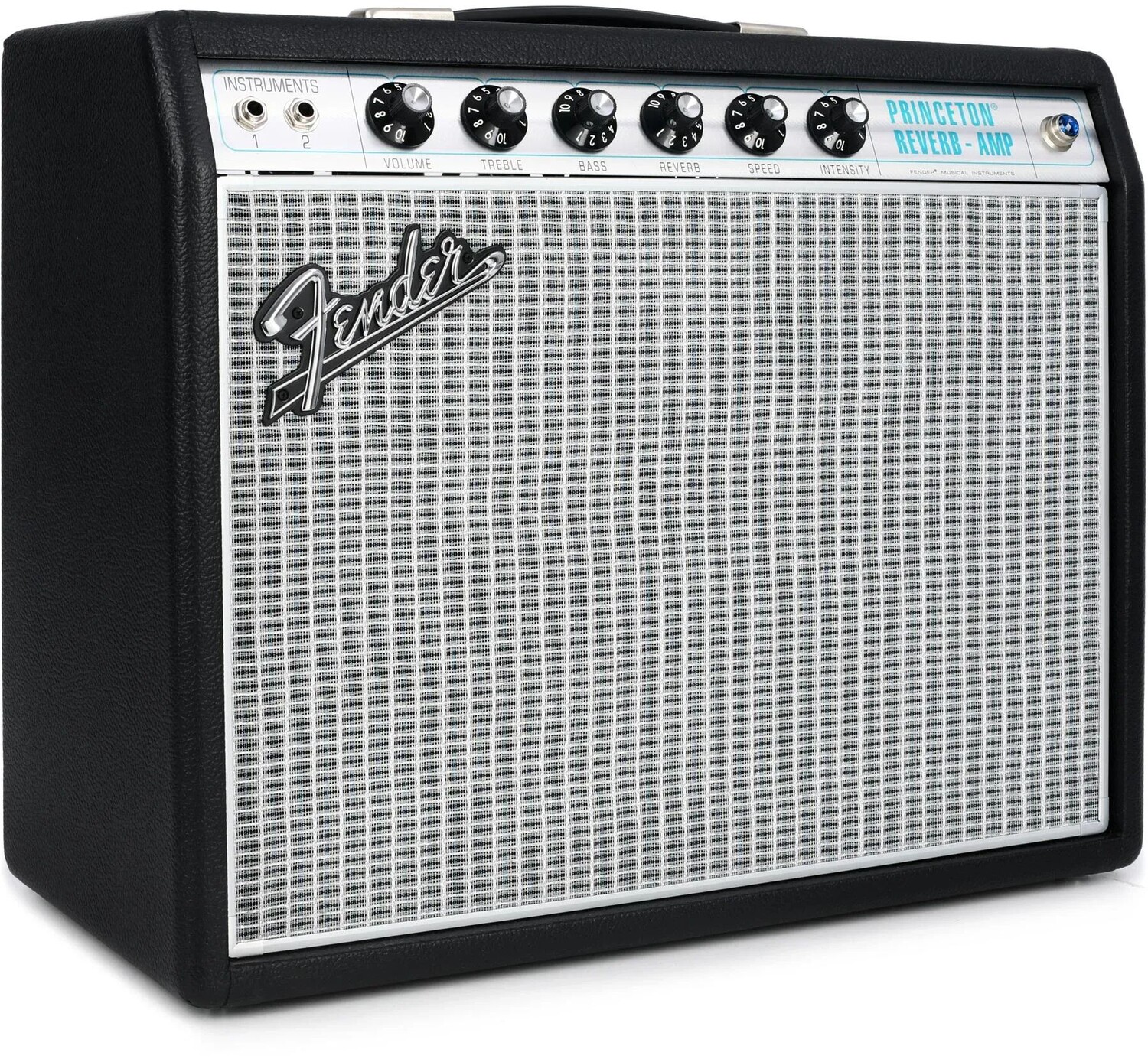 Fender '68 Custom Princeton Reverb 1x10 дюймов, 12-ваттный ламповый комбоусилитель
Fender '68 Custom Princeton Reverb 1x10 дюймов, 12-ваттный ламповый комбоусилитель