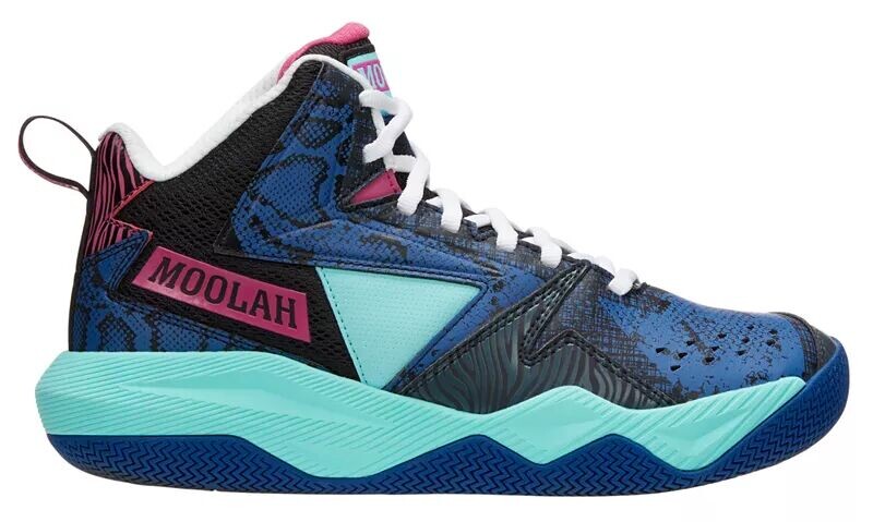 Moolah Kicks Детские баскетбольные кроссовки для пресс-брейка для начальной школы, синий/фиолетовый
Moolah Kicks Детские баскетбольные кроссовки для пресс-брейка для начальной школы, синий/фиолетовый