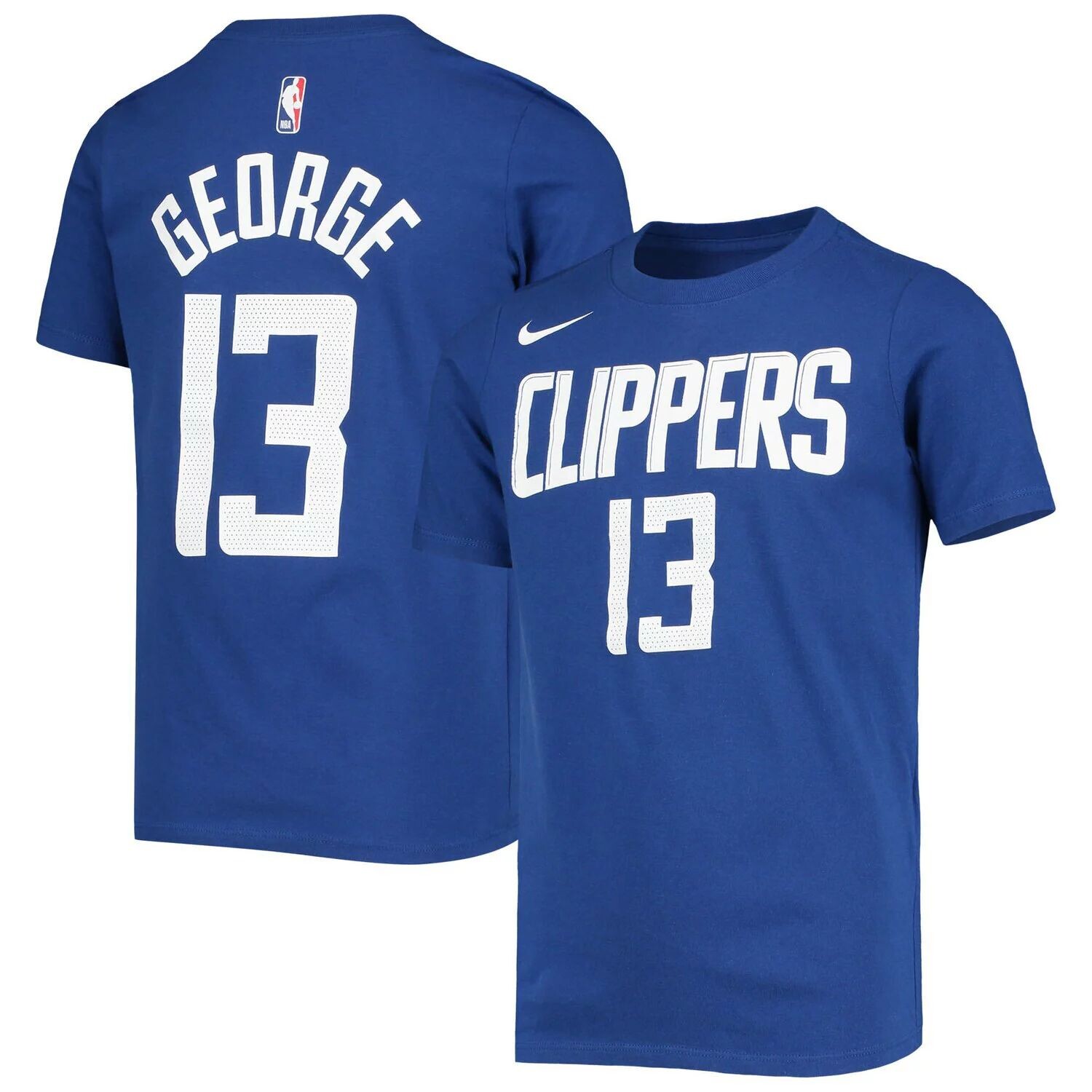 Молодежная футболка с логотипом Nike Paul George Royal LA Clippers, именем и номером Nike
Молодежная футболка с логотипом Nike Paul George Royal LA Clippers, именем и номером Nike