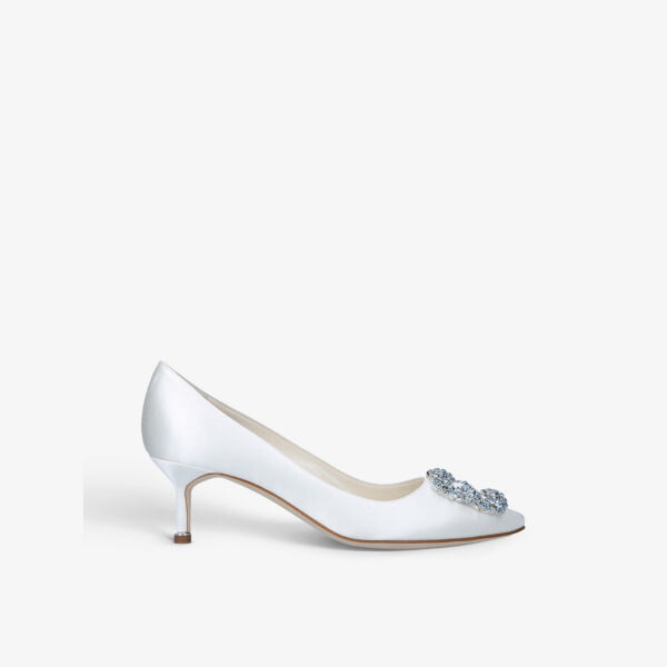 Hangisi bridal 50 атласных туфлей, украшенных кристаллами Manolo Blahnik, бежевый
Hangisi bridal 50 атласных туфлей, украшенных кристаллами Manolo Blahnik, бежевый