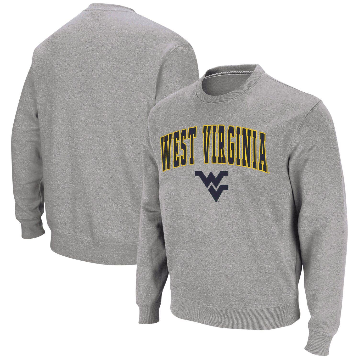 Мужской свитшот с круглым вырезом с логотипом и аркой серого цвета West Virginia Mountaineers Colosseum, Серый
Мужской свитшот с круглым вырезом с логотипом и аркой серого цвета West Virginia Mountaineers Colosseum, Серый