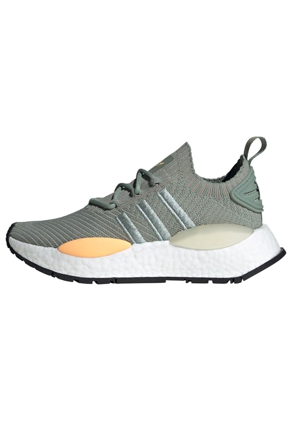 Кроссовки adidas Originals ORIGINALS NMD_W1, серебристо-зеленый, цвет silver green silver pebble acid orange
Кроссовки adidas Originals ORIGINALS NMD_W1, серебристо-зеленый, цвет silver green silver pebble acid orange
