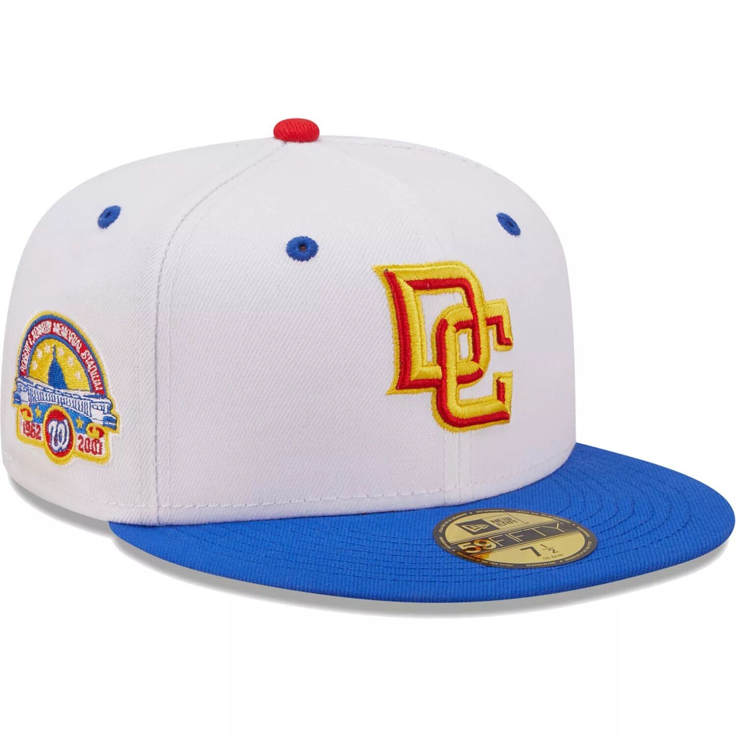 Мужская бейсболка New Era White/Royal Washington Nationals финального сезона на стадионе RFK Memorial Stadium Cherry Lolli 59FIFTY Облегающая шляпа
Мужская бейсболка New Era White/Royal Washington Nationals финального сезона на стадионе RFK Memorial Stadium Cherry Lolli 59FIFTY Облегающая шляпа