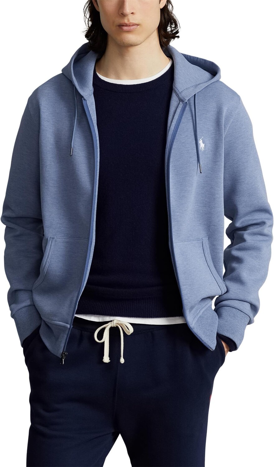 Толстовка двойной вязки на молнии с полной молнией Polo Ralph Lauren, цвет Lattice Blue Heather
Толстовка двойной вязки на молнии с полной молнией Polo Ralph Lauren, цвет Lattice Blue Heather