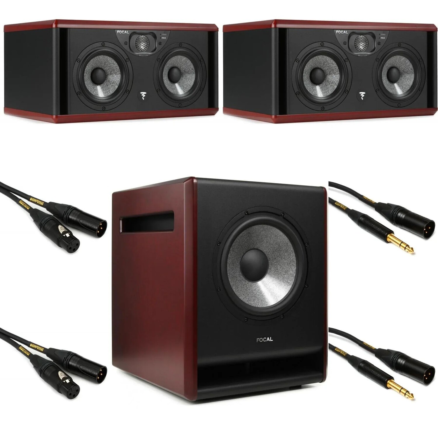 Focal Twin6 6,5-дюймовый 2,5-полосный студийный монитор с активным питанием (пара) с 13-дюймовым студийным сабвуфером и кабелями
Focal Twin6 6,5-дюймовый 2,5-полосный студийный монитор с активным питанием (пара) с 13-дюймовым студийным сабвуфером и кабелями