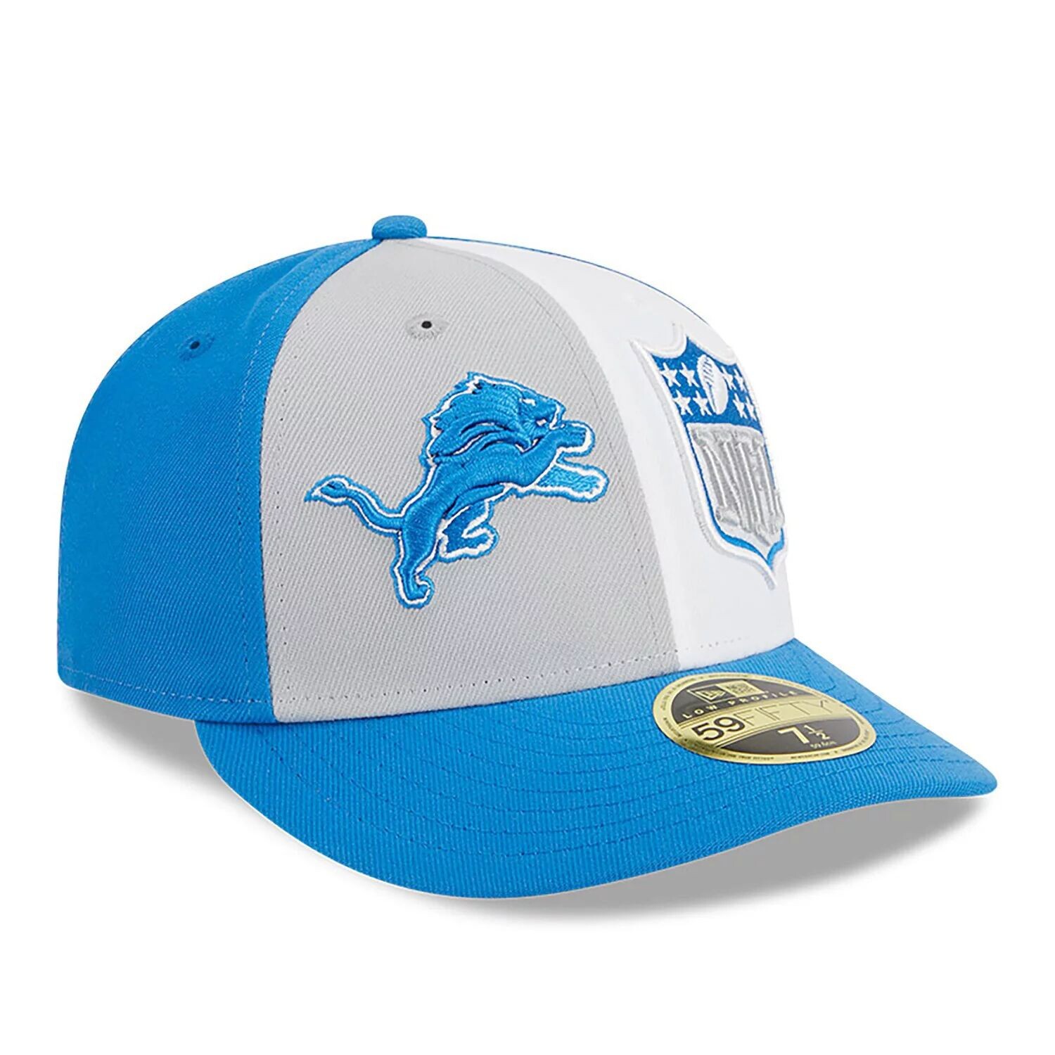 Мужская бейсболка New Era Grey/Blue Detroit Lions 2023 Sideline Low Profile 59FIFTY
Мужская бейсболка New Era Grey/Blue Detroit Lions 2023 Sideline Low Profile 59FIFTY