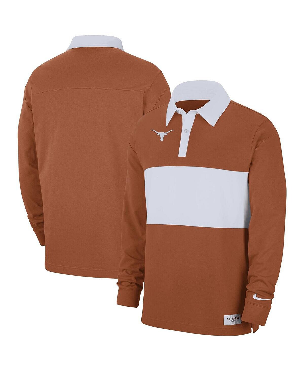 Мужская рубашка-поло с длинным рукавом в полоску Texas Longhorns Texas Orange Nike
Мужская рубашка-поло с длинным рукавом в полоску Texas Longhorns Texas Orange Nike