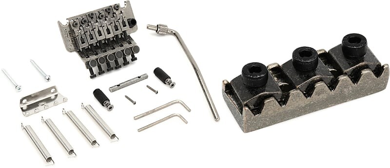 Floyd Rose FRTS2000R Special Relic Tremolo System — черный комплект с Floyd Rose FR1NR3BR 1000 Series / Special R3 Стопорная гайка — ширина 42,85 мм Relic Black FRTS2000R=1 FR1NR3BR=1
Floyd Rose FRTS2000R Special Relic Tremolo System — черный комплект с Floyd Rose FR1NR3BR 1000 Series / Special R3 Стопорная гайка — ширина 42,85 мм Relic Black FRTS2000R=1 FR1NR3BR=1