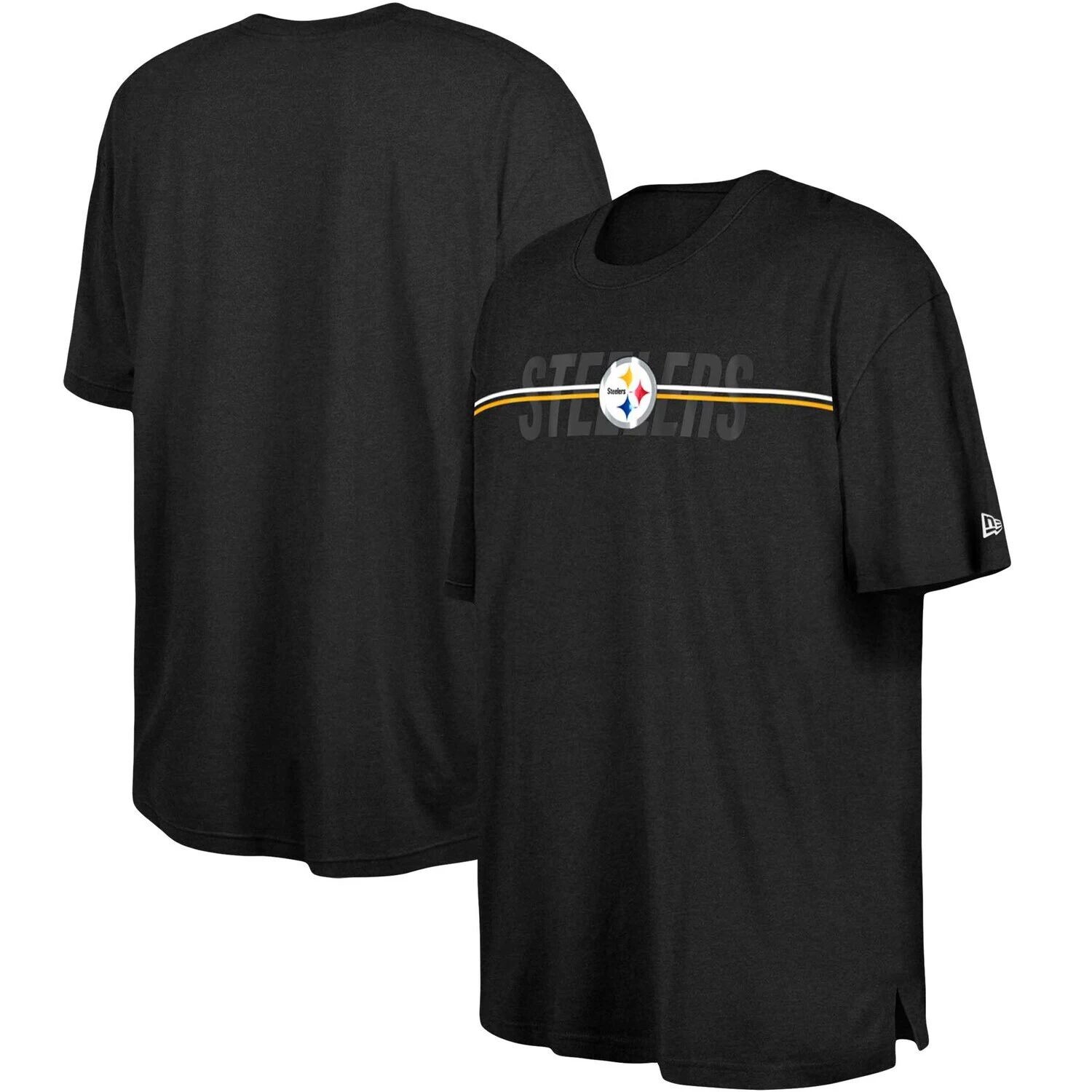 Мужская черная футболка Pittsburgh Steelers 2023 NFL Training Camp Big & Tall New Era
Мужская черная футболка Pittsburgh Steelers 2023 NFL Training Camp Big & Tall New Era