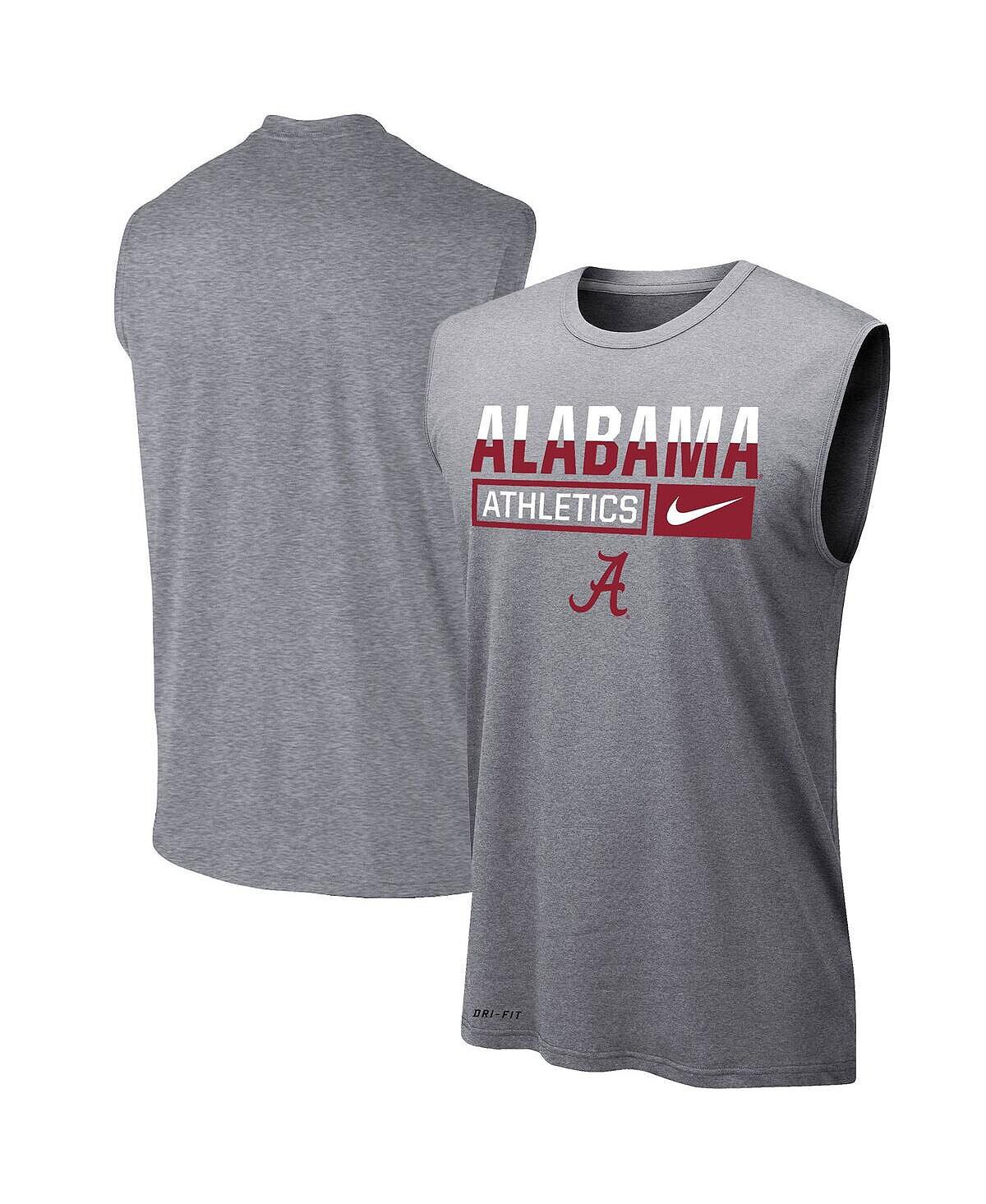 Мужская майка серого цвета alabama crimson tide wordmark drop legend performance Nike, мульти
Мужская майка серого цвета alabama crimson tide wordmark drop legend performance Nike, мульти