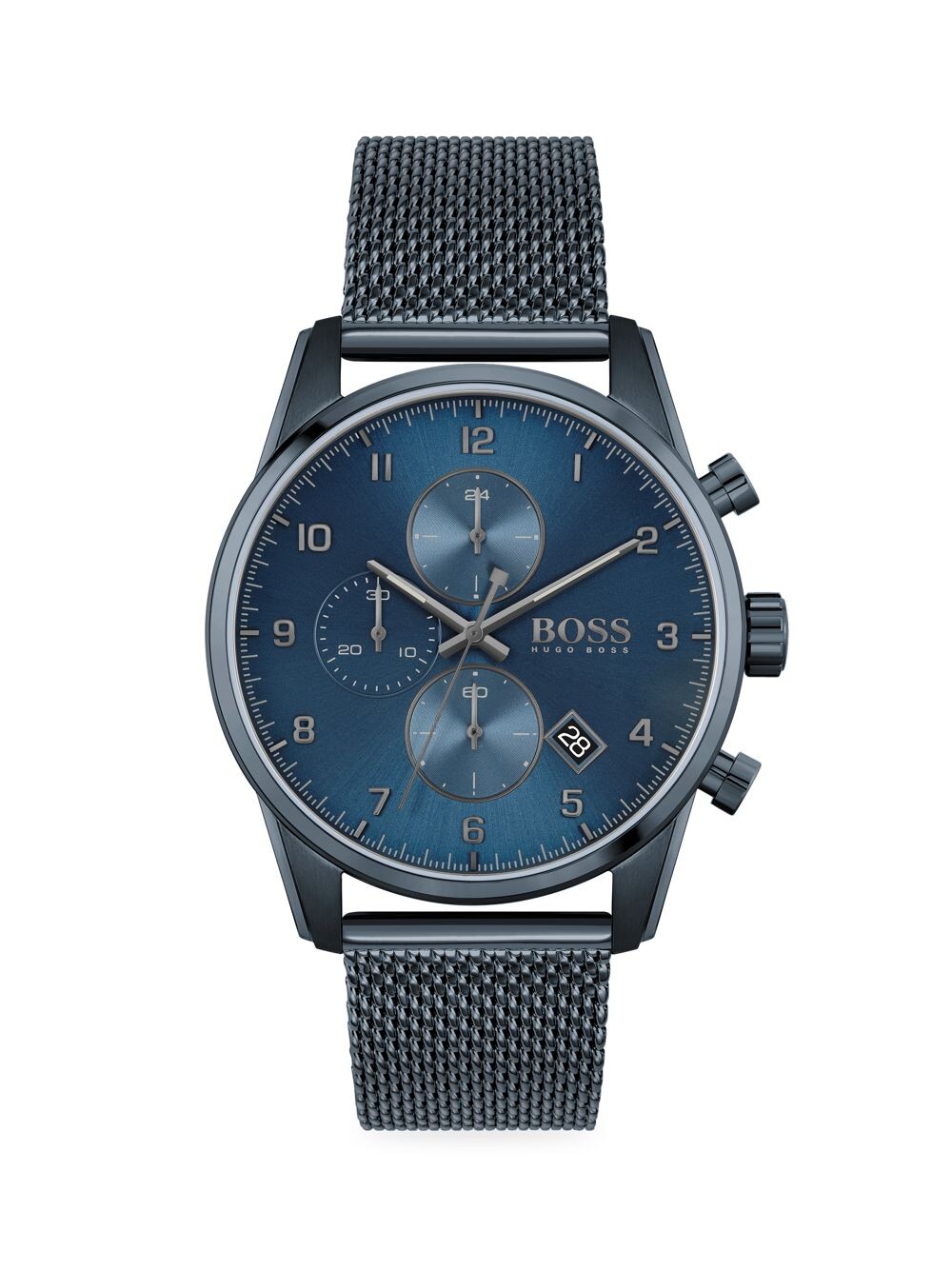 Часы Skymaster Blue с хронографом из нержавеющей стали с браслетом HUGO BOSS, синий
Часы Skymaster Blue с хронографом из нержавеющей стали с браслетом HUGO BOSS, синий