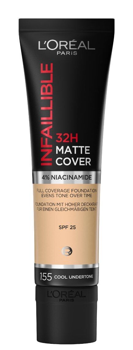 L’Oréal Infaillible 32H Matt Cover Праймер для лица, 155 Natural Rose/Cool Undertone
L’Oréal Infaillible 32H Matt Cover Праймер для лица, 155 Natural Rose/Cool Undertone