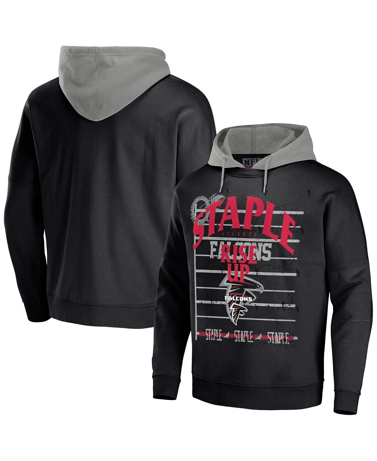 Мужская nfl x staple black atlanta falcons oversized gridiron vintage-like wash pullover hoodie NFL Properties, черный
Мужская nfl x staple black atlanta falcons oversized gridiron vintage-like wash pullover hoodie NFL Properties, черный