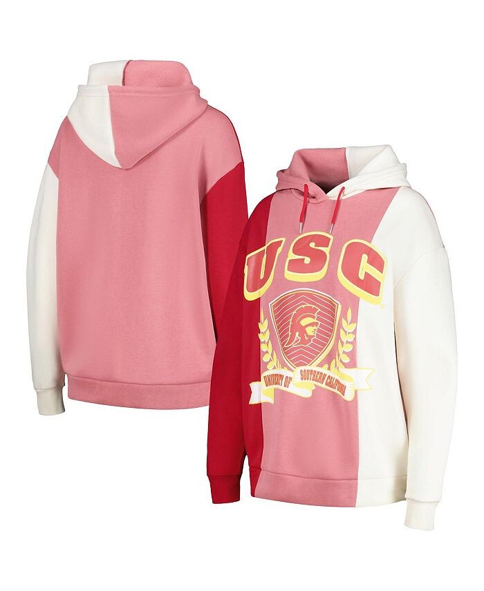 Женский пуловер с капюшоном и цветными блоками Cardinal USC Trojans Hall of Fame Gameday Couture, красный
Женский пуловер с капюшоном и цветными блоками Cardinal USC Trojans Hall of Fame Gameday Couture, красный