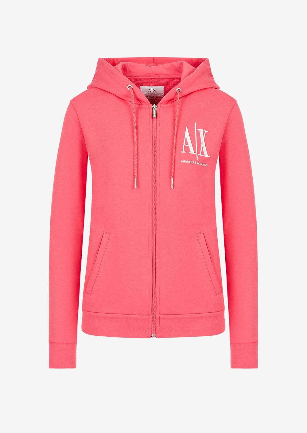 Толстовка с капюшоном и капюшоном на молнии с логотипом Icon Armani Exchange, фуксия, Розовый
Толстовка с капюшоном и капюшоном на молнии с логотипом Icon Armani Exchange, фуксия, Розовый