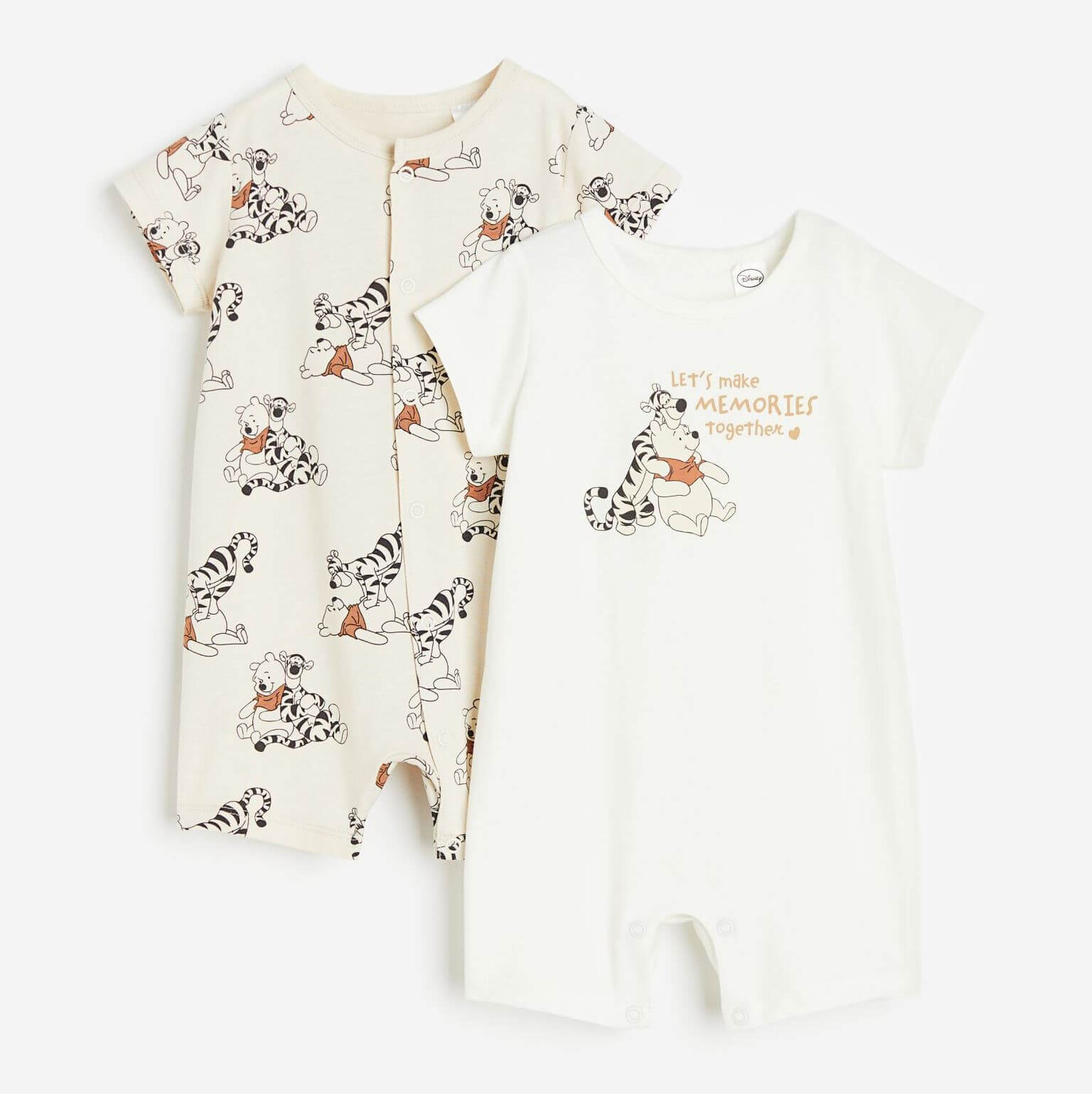 Комплект детских пижам H&M Winnie The Pooh Printed, 2 предмета, белый/светло-бежевый
Комплект детских пижам H&M Winnie The Pooh Printed, 2 предмета, белый/светло-бежевый