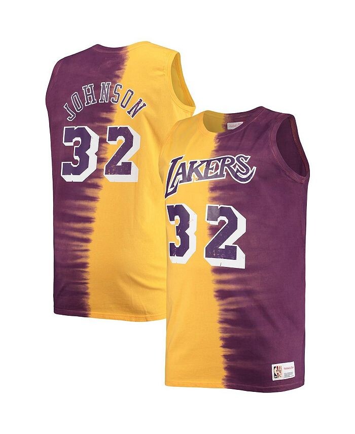 Мужская футболка Magic Johnson Purple and Gold Los Angeles Lakers Profile Tie Dye Player Tank Top Mitchell & Ness, фиолетовый
Мужская футболка Magic Johnson Purple and Gold Los Angeles Lakers Profile Tie Dye Player Tank Top Mitchell & Ness, фиолетовый