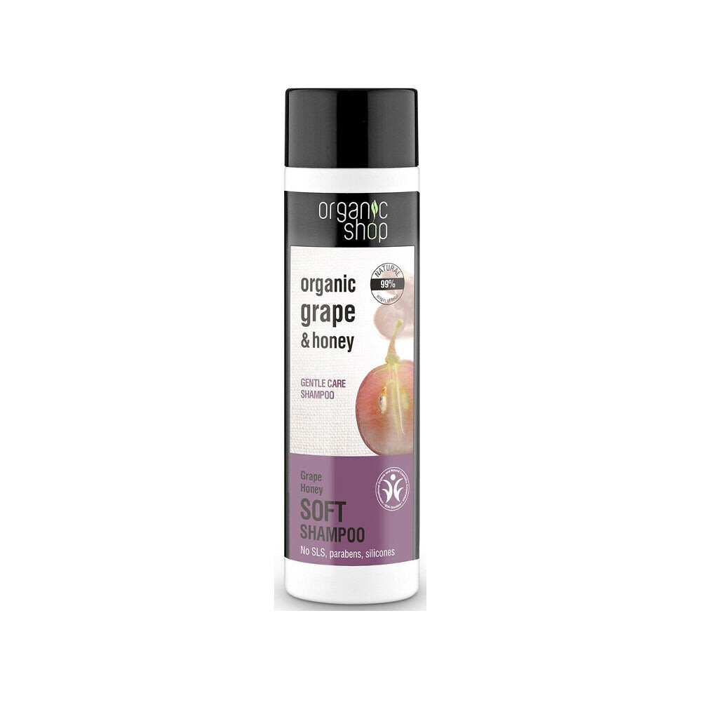 Organic Shop Шампунь для волос Grape Honey Soft Shampoo с виноградом и медом Grape & Honey 280мл
Organic Shop Шампунь для волос Grape Honey Soft Shampoo с виноградом и медом Grape & Honey 280мл