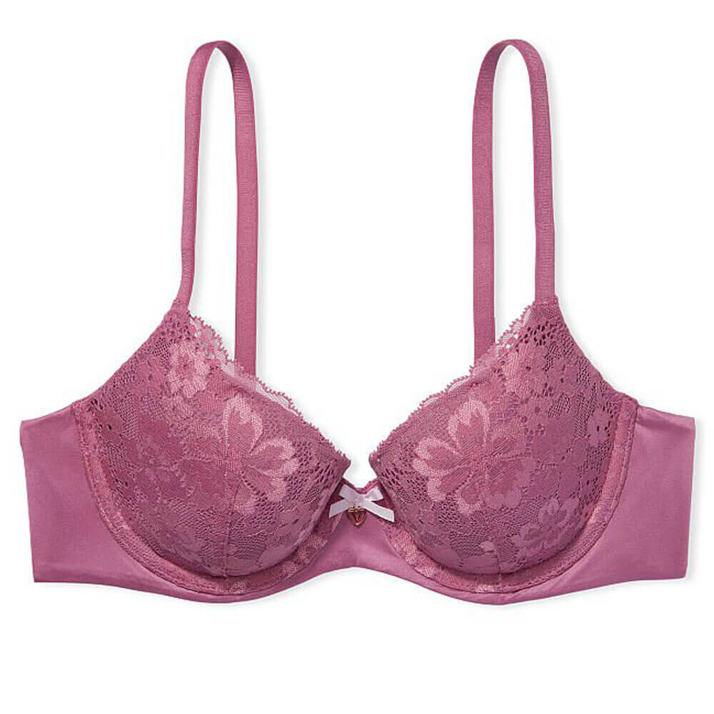 Кружевной бюстгальтер на легкой подкладке Victoria's Secret Body by Victoria Demi, темно-розовый
Кружевной бюстгальтер на легкой подкладке Victoria's Secret Body by Victoria Demi, темно-розовый
