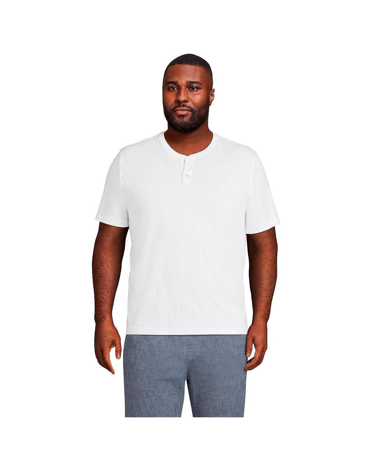 Мужская футболка Big & Tall с короткими рукавами Super-T Henley Lands' End
Мужская футболка Big & Tall с короткими рукавами Super-T Henley Lands' End