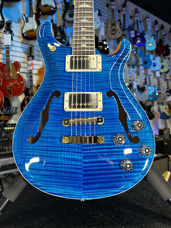Электрогитара PRS McCarty 594 Hollowbody II 10-Top - Aquamarine Rosewood Fingerboard Authorized Dealer Free Shipping! 830 GET PLEK D!
Электрогитара PRS McCarty 594 Hollowbody II 10-Top - Aquamarine Rosewood Fingerboard Authorized Dealer Free Shipping! 830 GET PLEK D!