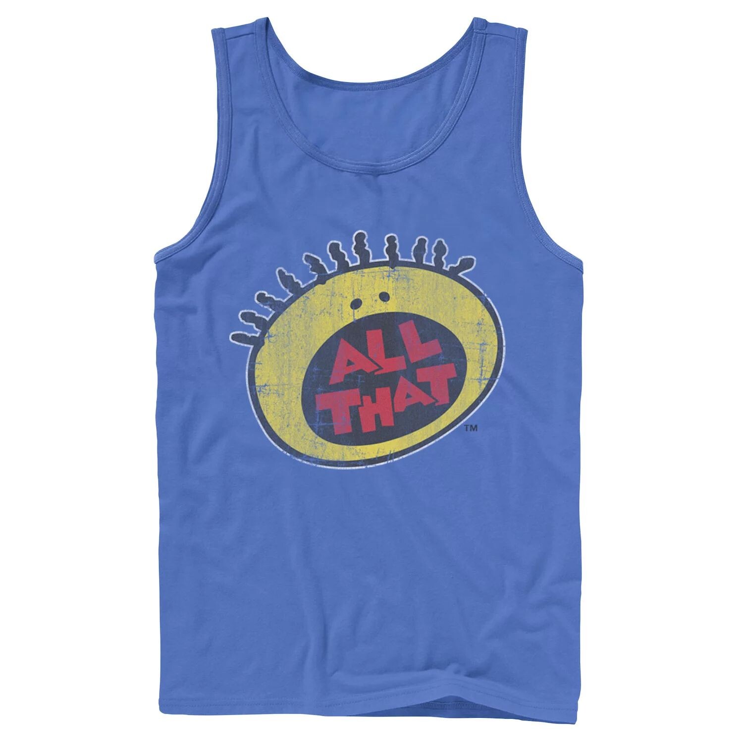 Мужская майка Nickelodeon All That Classic Vintage с логотипом и изображением лица
Мужская майка Nickelodeon All That Classic Vintage с логотипом и изображением лица