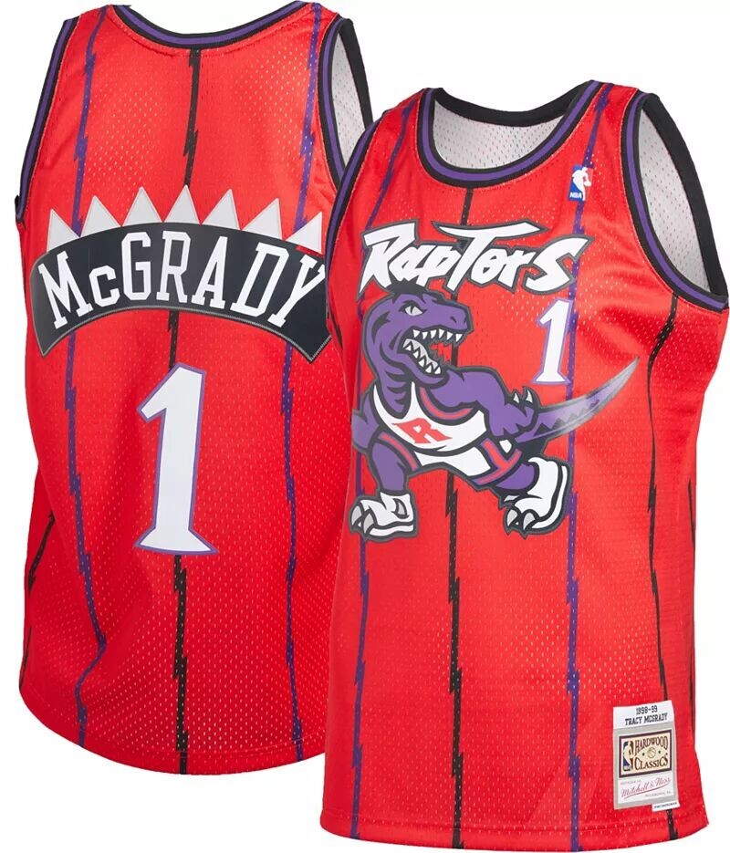 Мужская футболка Mitchell & Ness Toronto Raptors 1998 года с Трейси МакГрейди, красная лиственная древесина Classics Swingman
Мужская футболка Mitchell & Ness Toronto Raptors 1998 года с Трейси МакГрейди, красная лиственная древесина Classics Swingman