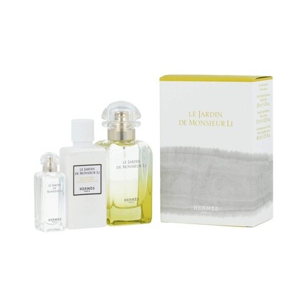 Hermès Le Jardin De Monsieur Li Eau De Toilette Spray 50ml + Body Lotion 40ml + Eau De Toilette Spray 7.5ml Set
Hermès Le Jardin De Monsieur Li Eau De Toilette Spray 50ml + Body Lotion 40ml + Eau De Toilette Spray 7.5ml Set