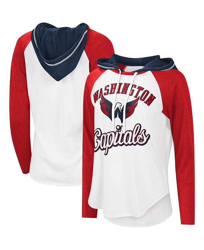 Женская футболка G-III Sports by Carl Banks Бело-красная футболка с капюшоном реглан Washington Capitals MVP Starter, красный
Женская футболка G-III Sports by Carl Banks Бело-красная футболка с капюшоном реглан Washington Capitals MVP Starter, красный