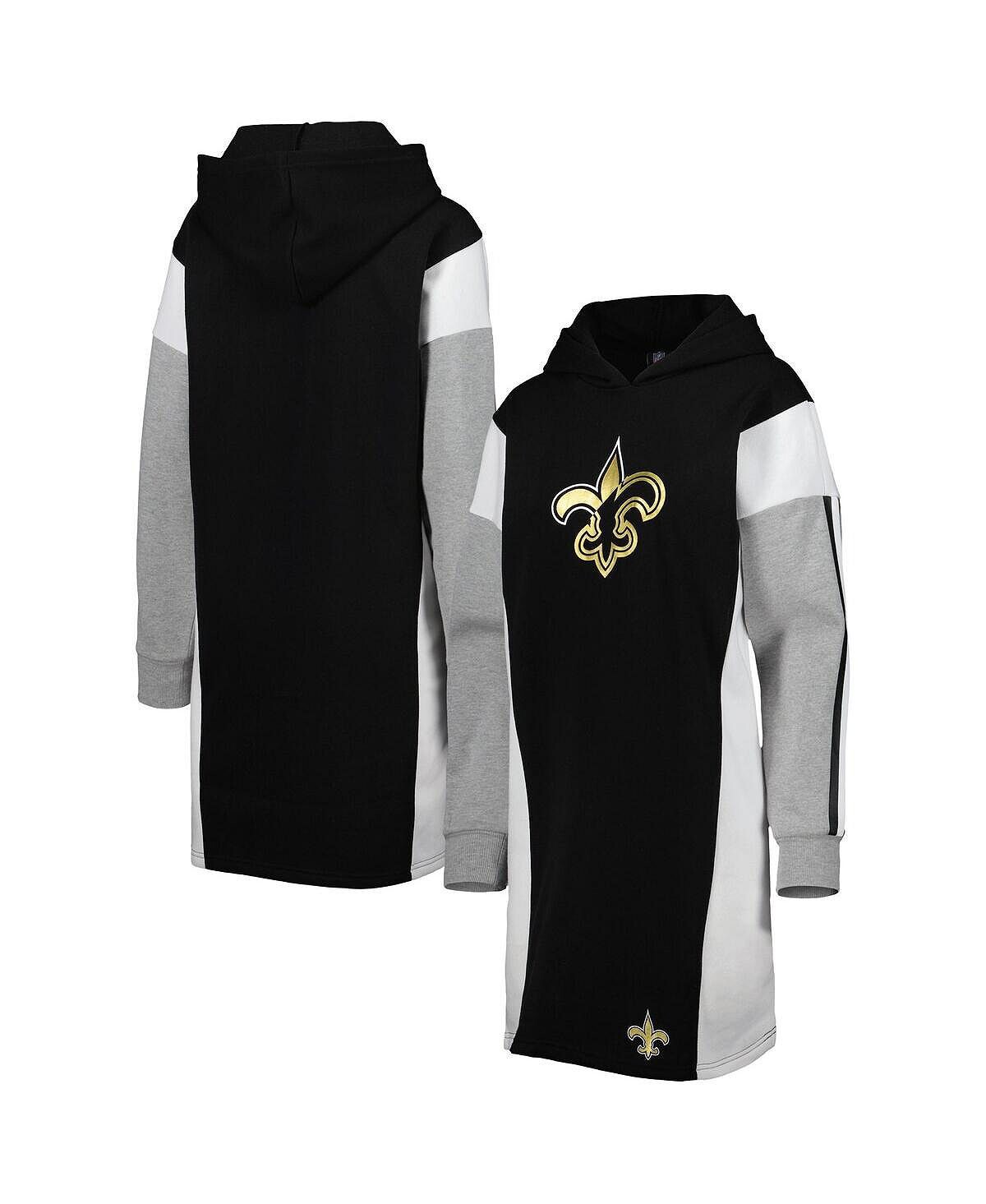 Женское черное платье-футболка с капюшоном и длинными рукавами New Orleans Saints Bootleg G-III 4Her by Carl Banks, черный
Женское черное платье-футболка с капюшоном и длинными рукавами New Orleans Saints Bootleg G-III 4Her by Carl Banks, черный