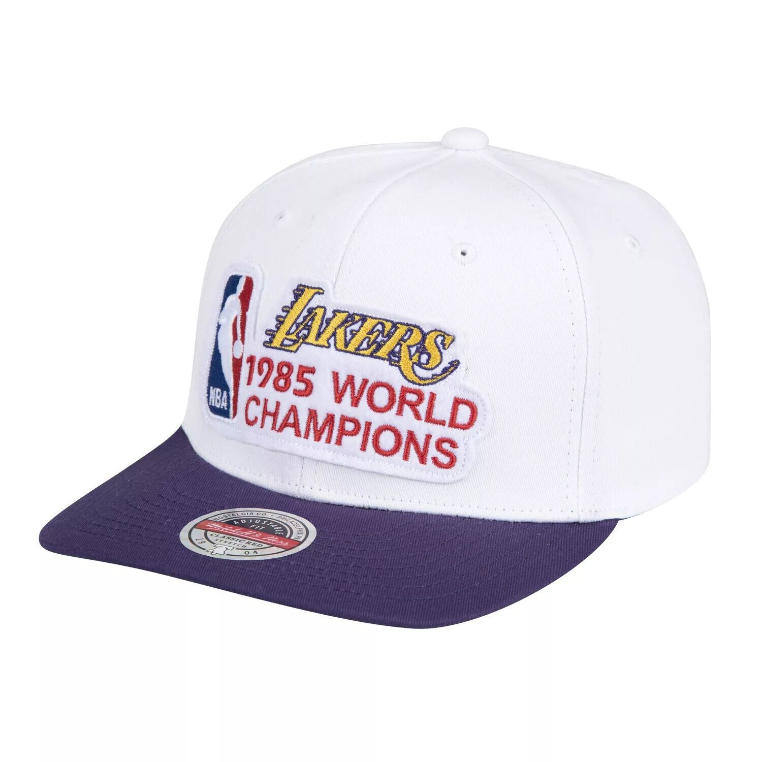Мужская кепка Mitchell & Ness белого/фиолетового цвета Los Angeles Lakers Hardwood Classics 1985 NBA World Champions Snapback Hat
Мужская кепка Mitchell & Ness белого/фиолетового цвета Los Angeles Lakers Hardwood Classics 1985 NBA World Champions Snapback Hat
