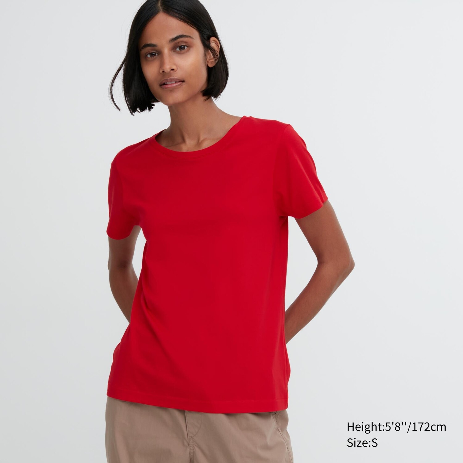 Футболка с короткими рукавами и круглым вырезом из 100% хлопка Supima Uniqlo, красный
Футболка с короткими рукавами и круглым вырезом из 100% хлопка Supima Uniqlo, красный