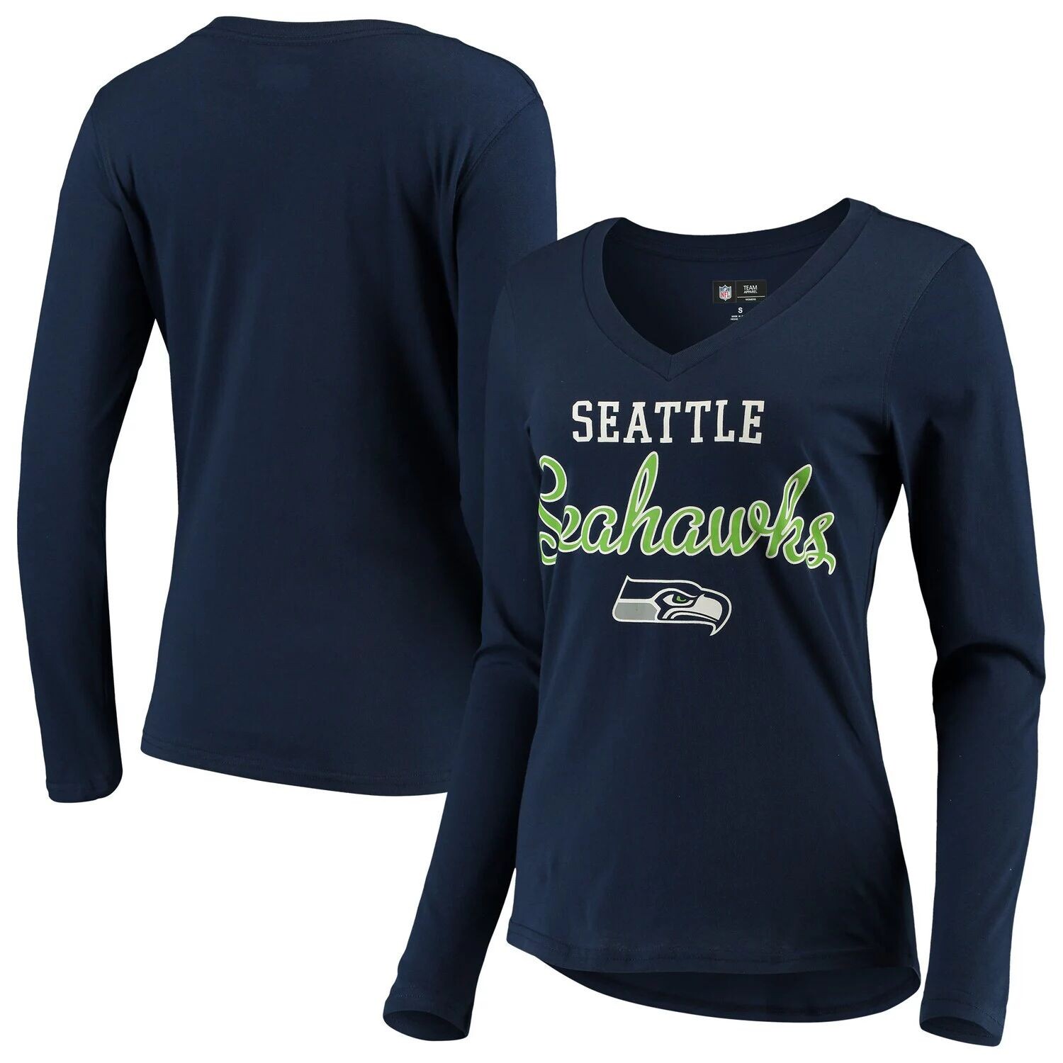 Женская футболка G-III 4Her by Carl Banks College Seattle Seahawks Post Season с длинными рукавами и v-образным вырезом G-III
Женская футболка G-III 4Her by Carl Banks College Seattle Seahawks Post Season с длинными рукавами и v-образным вырезом G-III