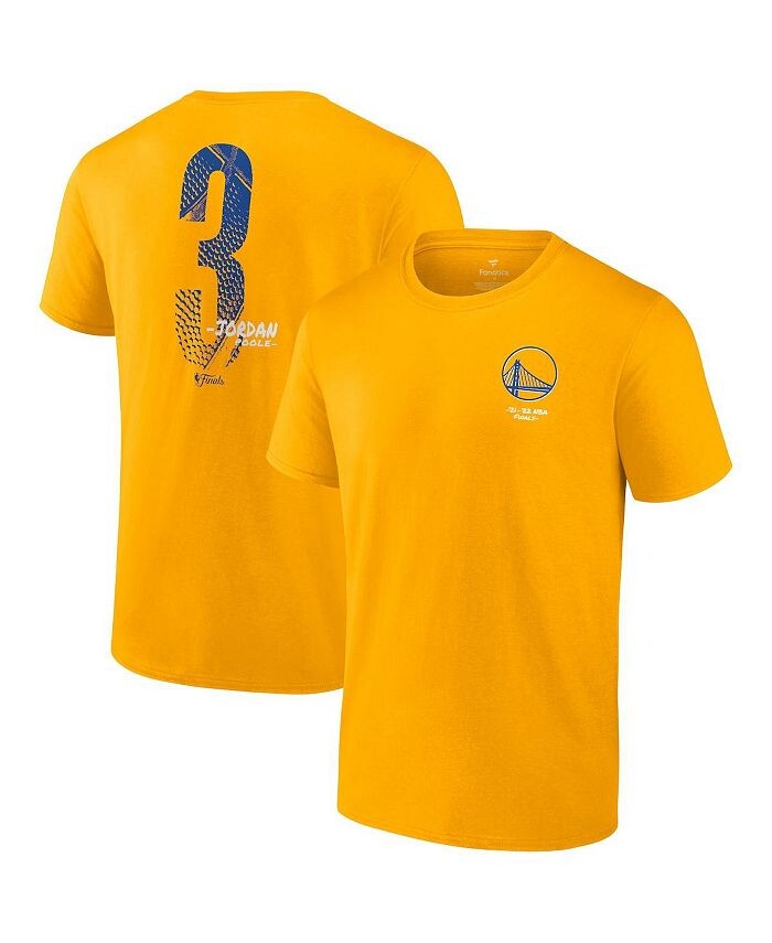 Мужская футболка с именем и номером чемпионов Финала НБА 2022 Jordan Poole Gold Golden State Warriors Fanatics, золото
Мужская футболка с именем и номером чемпионов Финала НБА 2022 Jordan Poole Gold Golden State Warriors Fanatics, золото