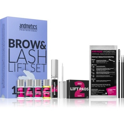Andmetics Профессиональный набор для подтяжки бровей и ресниц - Brow & Lash Lift
Andmetics Профессиональный набор для подтяжки бровей и ресниц - Brow & Lash Lift
