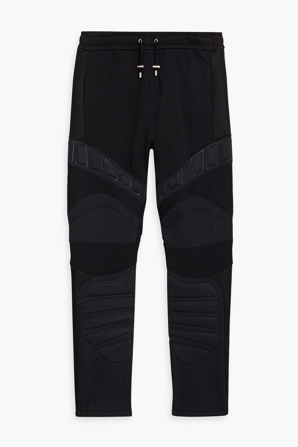 Спортивные брюки из стеганой сетки и хлопково-флисового кулиски. BALMAIN, черный
Спортивные брюки из стеганой сетки и хлопково-флисового кулиски. BALMAIN, черный