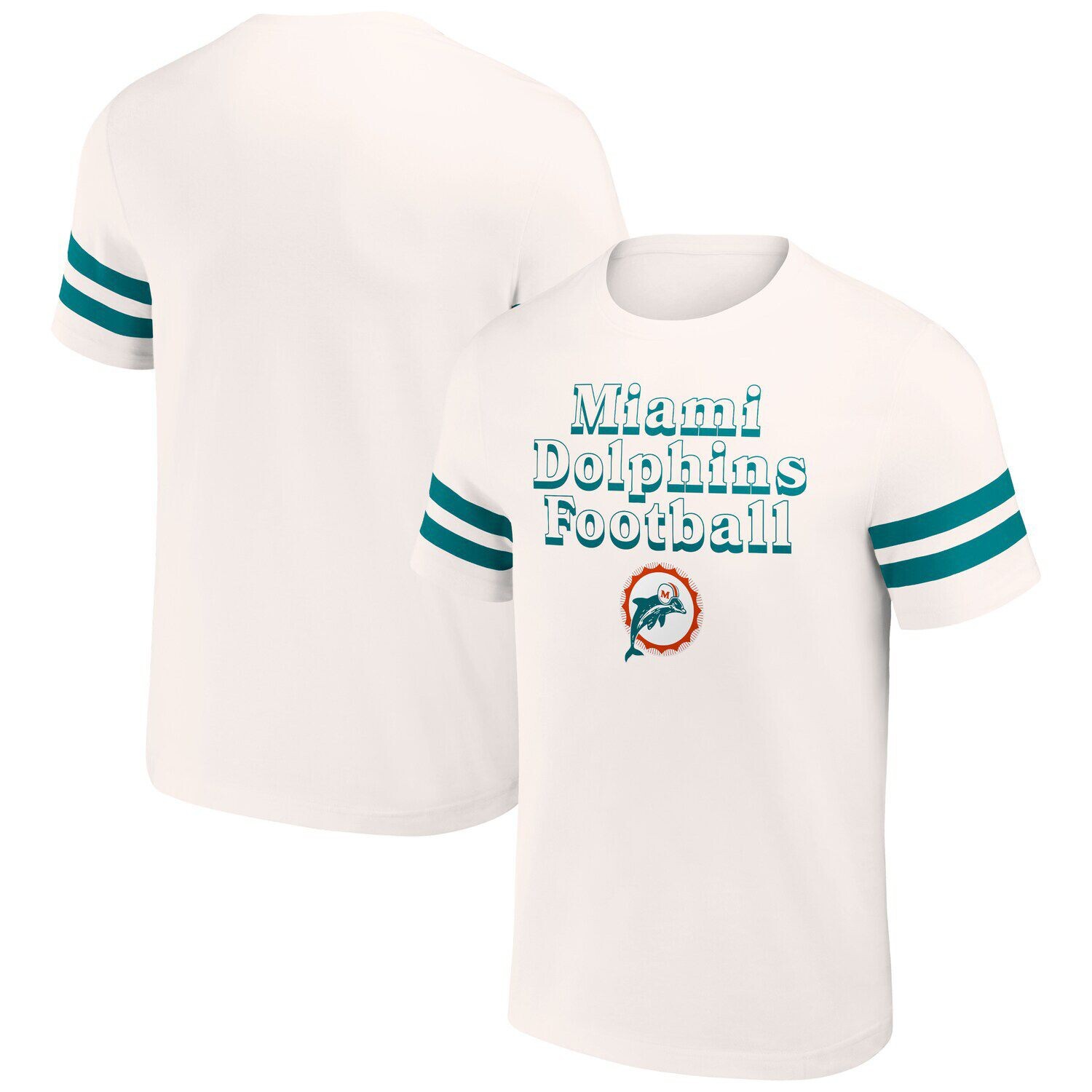 Мужская винтажная футболка NFL x Darius Rucker Collection от Fanatics Cream Miami Dolphins
Мужская винтажная футболка NFL x Darius Rucker Collection от Fanatics Cream Miami Dolphins