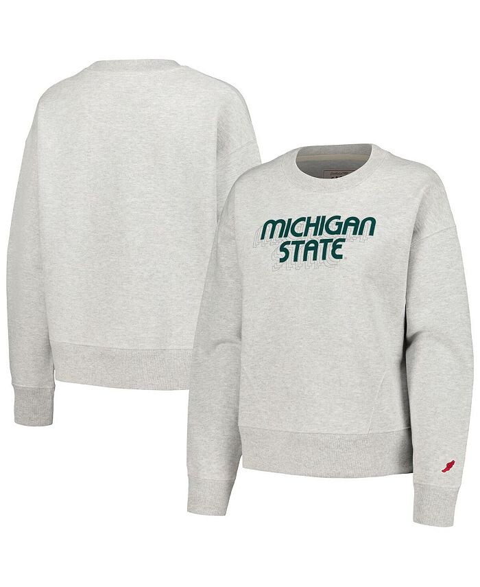 Женский пуловер свободного кроя Ash Michigan State Spartans League Collegiate Wear, серый
Женский пуловер свободного кроя Ash Michigan State Spartans League Collegiate Wear, серый