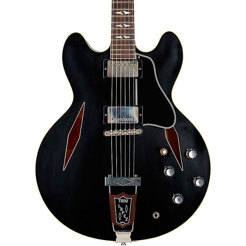 Электрогитара Gibson Custom 1964 Trini Lopez Standard Reissue Ultra-Light Aged Semi-Hollow Ebony
Электрогитара Gibson Custom 1964 Trini Lopez Standard Reissue Ultra-Light Aged Semi-Hollow Ebony