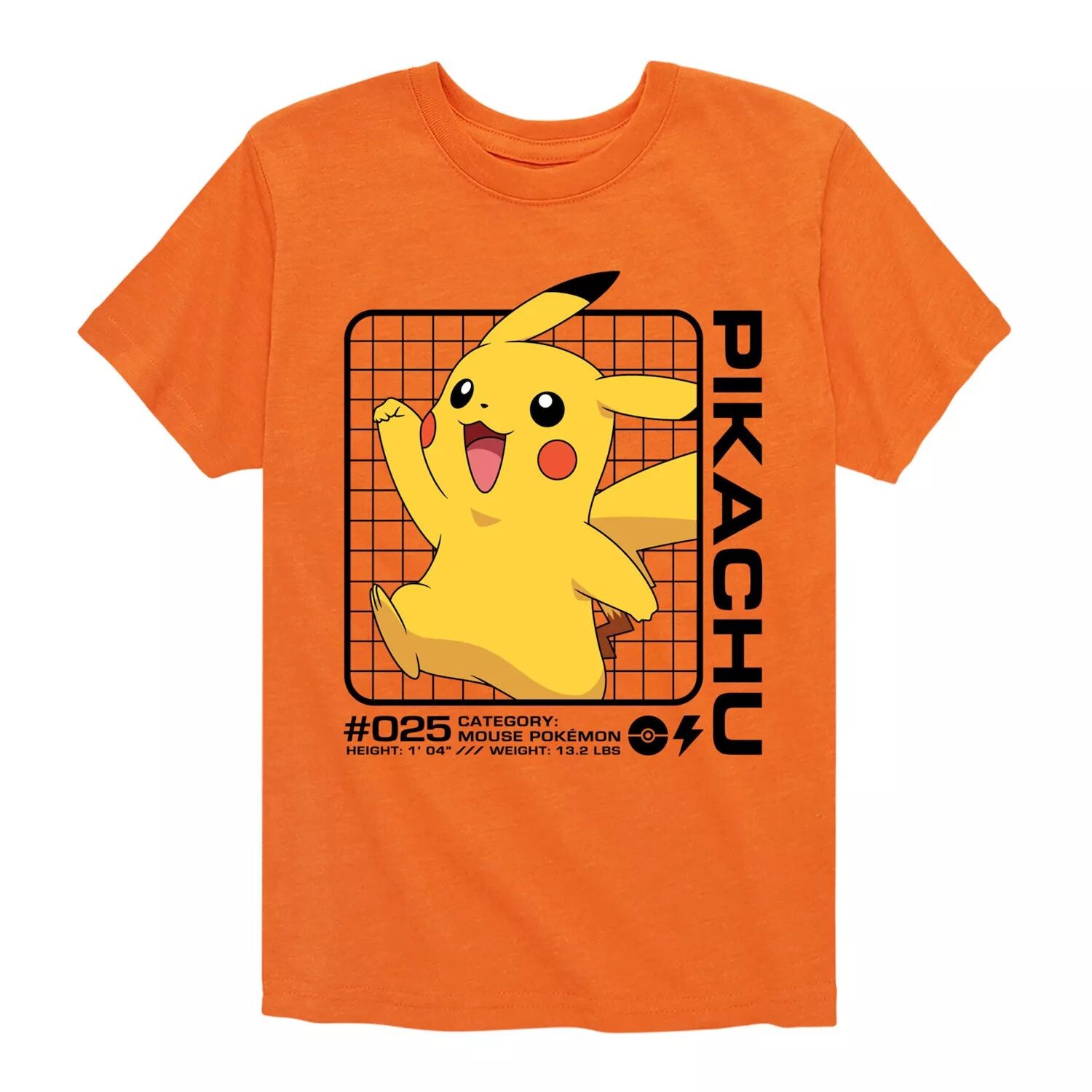 Футболка с графикой Pokemon Pikachu Stats для мальчиков 8–20 лет Licensed Character, оранжевый
Футболка с графикой Pokemon Pikachu Stats для мальчиков 8–20 лет Licensed Character, оранжевый