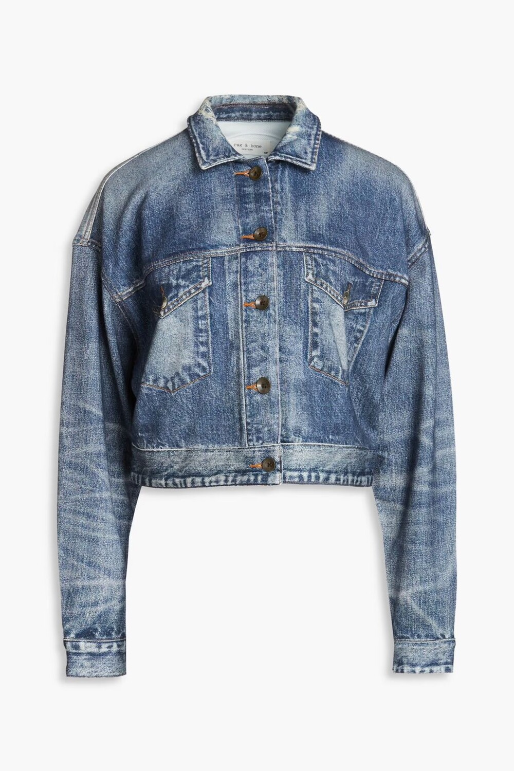 Куртка Miramar из французской хлопковой махры с джинсовым принтом Rag & Bone, средний деним
Куртка Miramar из французской хлопковой махры с джинсовым принтом Rag & Bone, средний деним