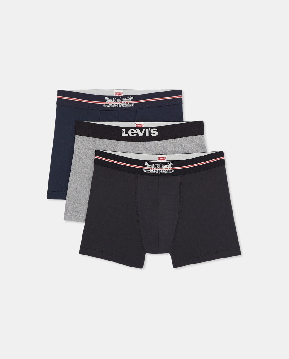 Мужские трусы-боксеры с логотипом Two Horses, 3 пары в подарочной упаковке Levi's, серый
Мужские трусы-боксеры с логотипом Two Horses, 3 пары в подарочной упаковке Levi's, серый