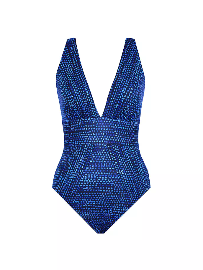 Цельный купальник Dot Com Odyssey с глубоким вырезом и V-образным вырезом Miraclesuit Swim, синий
Цельный купальник Dot Com Odyssey с глубоким вырезом и V-образным вырезом Miraclesuit Swim, синий