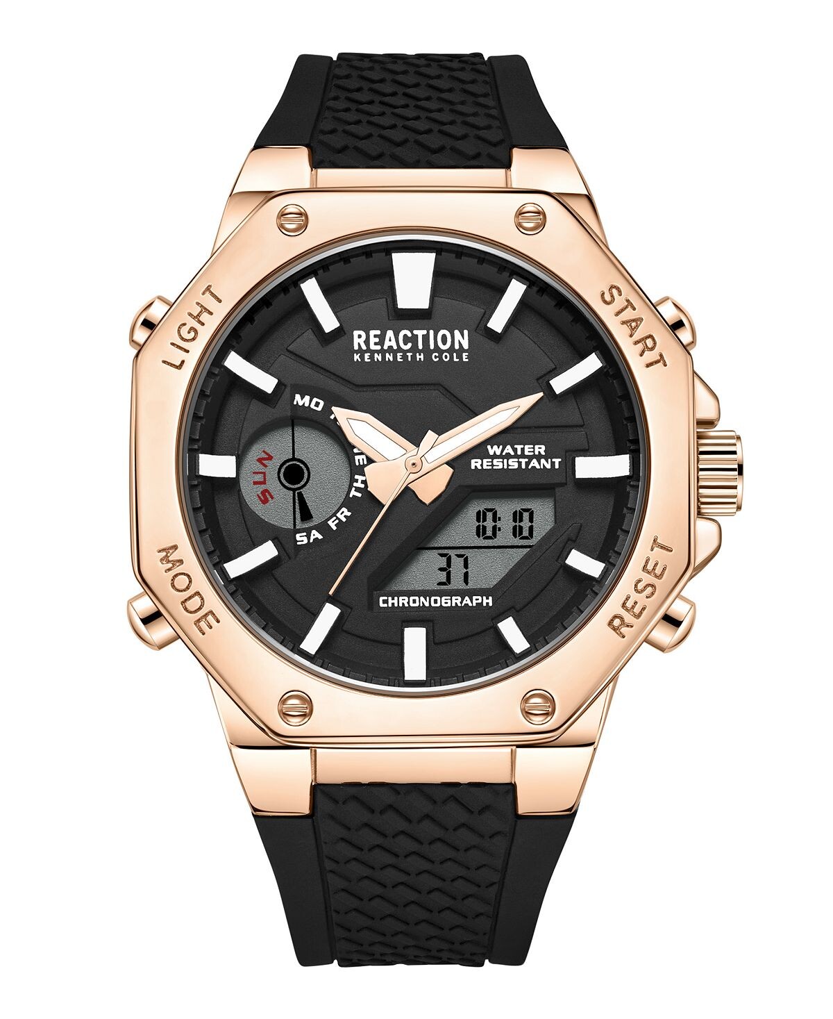 Мужские часы Ana-digi с черным силиконовым ремешком, 46 мм Kenneth Cole Reaction
Мужские часы Ana-digi с черным силиконовым ремешком, 46 мм Kenneth Cole Reaction