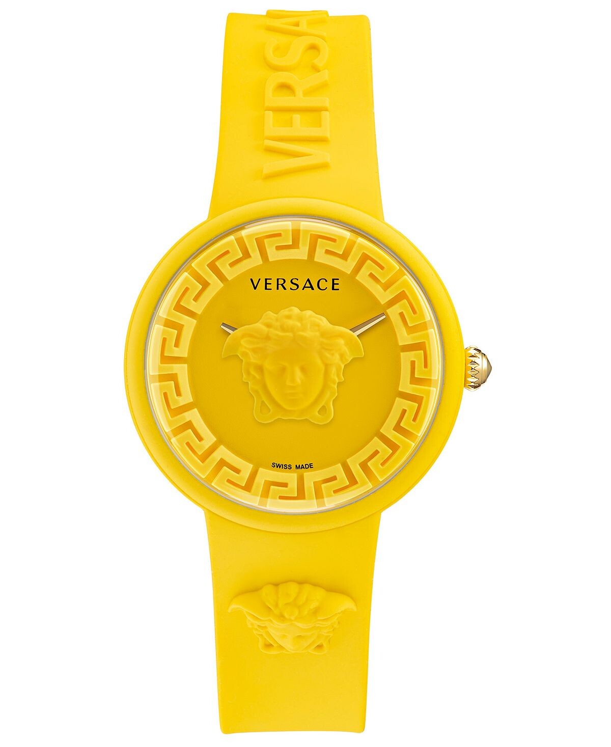 Женские швейцарские часы Medusa Pop с желтым силиконовым ремешком, 39 мм Versace, желтый
Женские швейцарские часы Medusa Pop с желтым силиконовым ремешком, 39 мм Versace, желтый