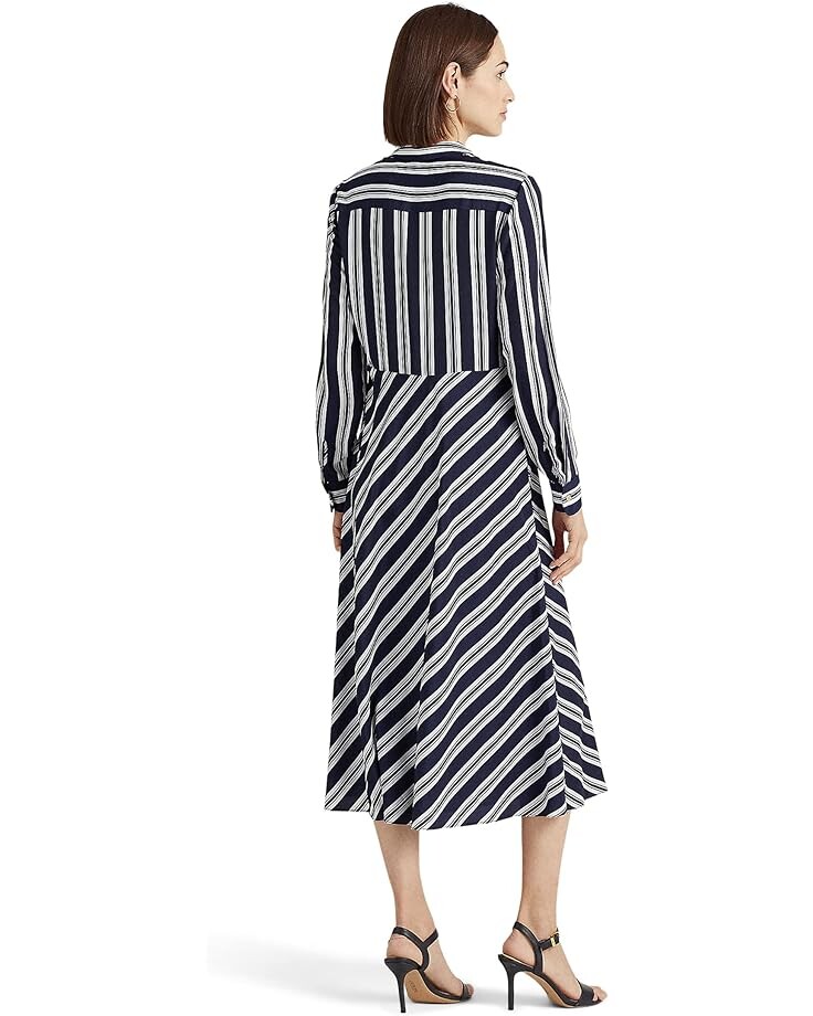 Платье LAUREN Ralph Lauren Striped Tie Front Crepe Midi Dress, темно-синий/белый
Платье LAUREN Ralph Lauren Striped Tie Front Crepe Midi Dress, темно-синий/белый